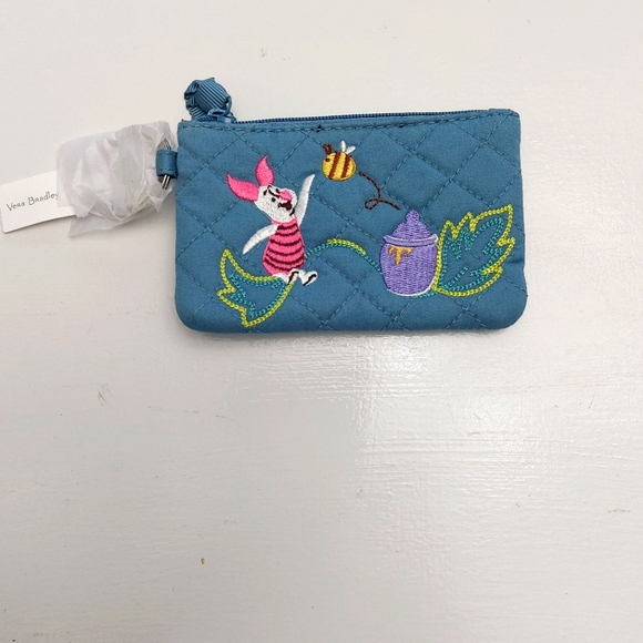 Vera Bradley Disney Classics Winnie The Pooh Piglet Zip ID Case NWT - Picture 1 of 2